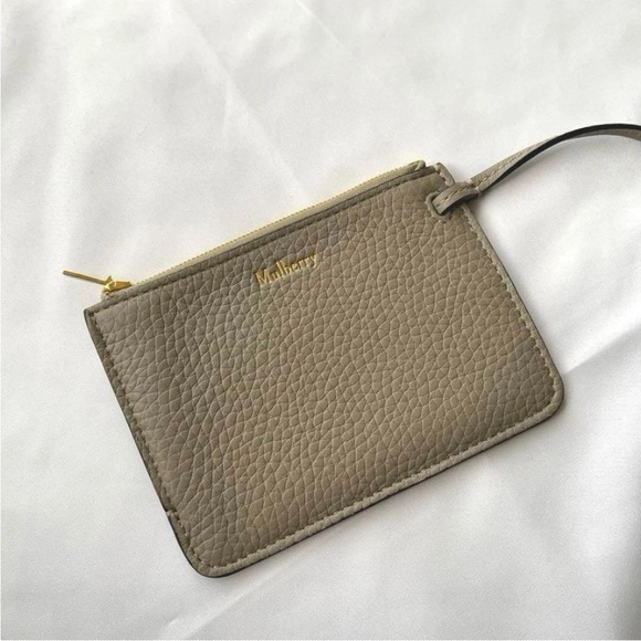 Mulberry Taupe Shoulder Bag with Tassel - Picture 11 of 13